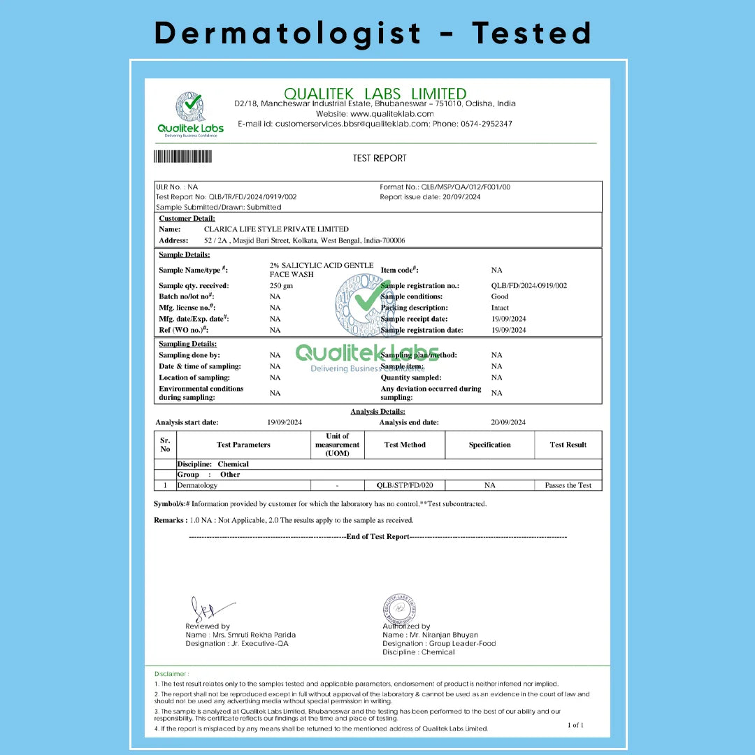 2% Salicylic Acid Gentle Face Wash