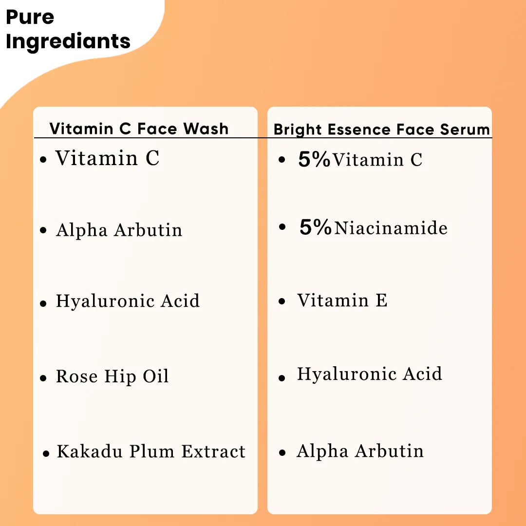 Vitamin C Daily Glow Face Wash & Serum