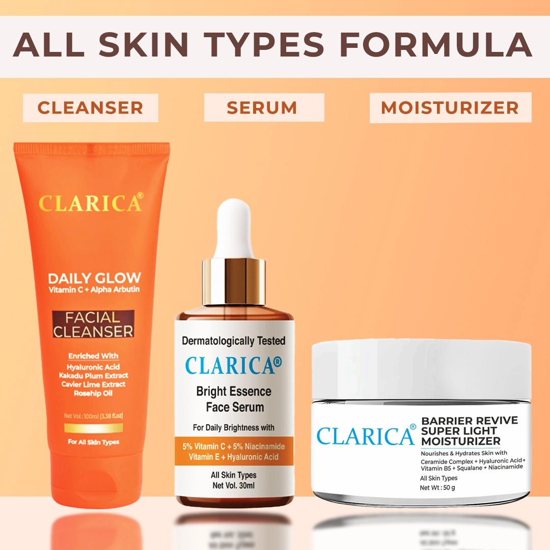 Vitamin c & Alpha Arbutin Facial Cleanser - CLARICA - Gel Face wash